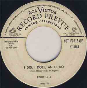 Eddie Hill - I Did, I Does, And I Do / Knock It Off