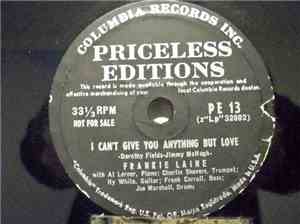 Frankie Laine - I Can't Give You Anything But Love / Keepin' Out Of Mischief Now