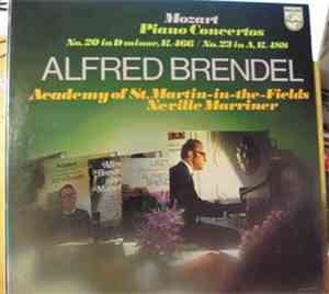 Mozart / Alfred Brendel, Academy Of St.Martin-in-the-Fields, Neville Marriner - Piano Concertos No. 20 In D Minor, K. 466 / No. 23 In A, K. 488