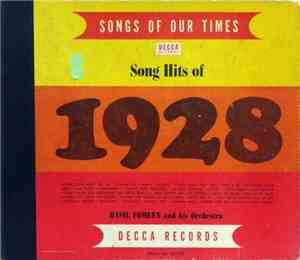 Basil Fomeen And His Orchestra - Song Hits Of 1928