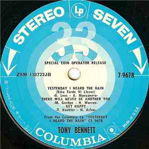 Tony Bennett - Yesterday I Heard The Rain