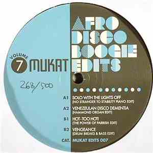 Unknown Artist - Afro Disco Boogie Edits Volume 7
