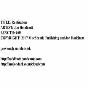 Jon Hoddinott - Realization