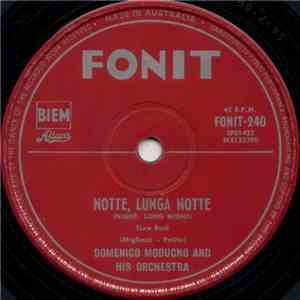 Domenico Modugno And His Orchestra / Vittorio Paltrinieri And His Orchestra - Notte, Lunga Notte / Marina