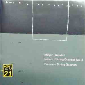 Edgar Meyer, Emerson String Quartet - Meyer / Rorem - Quintet / String Quartet No. 4