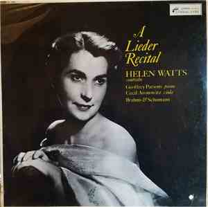 Helen Watts / Geoffrey Parsons  / Cecil Aronowitz / Brahms & Schumann - A Lieder Recital