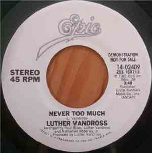 Luther Vandross - Never Too Much