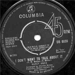 Nancy Ames - Cry Softly / I Don't Want To Talk About It