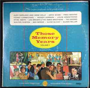 Various - Those Memory Years Volume 1