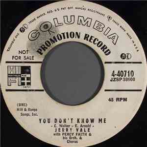 Jerry Vale - You Don't Know Me