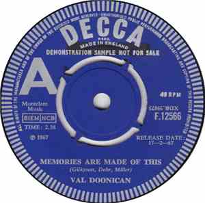 Val Doonican - Memories Are Made Of This