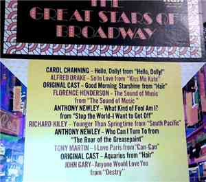 Various - The Great Stars of Broadway