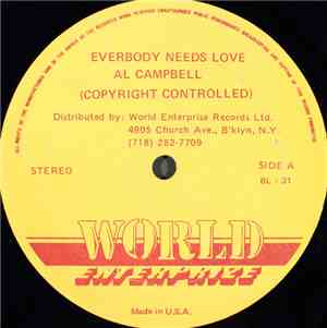 Al Campbell / Cornell Campbell - Everybody Needs Love / Come To Me Softly
