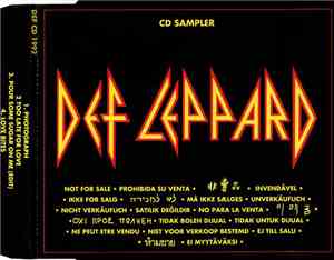 Def Leppard - CD Sampler