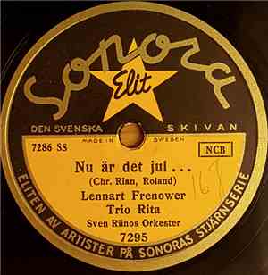Lennart Frenower, Trio Rita / Lennart Frenower - Nu Är Det Jul... / Den Vackraste Gåvan Om Julen