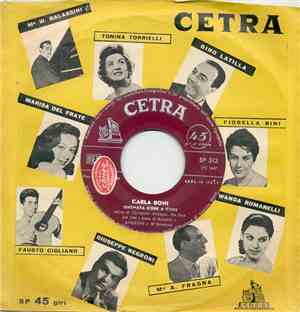 Carla Boni - Serenata Core A Core / Non So Dir Ti Voglio Bene