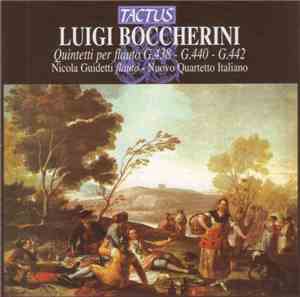 Luigi Boccherini, Nicola Guidetti, Nuovo Quartetto Italiano - Quintetti Per Flauto G.438 - G.444 - G.442