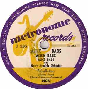 Alice Babs - Fiskeflottan / Vildandens Sång