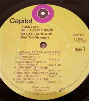 Merle Haggard And The Strangers - Someday We'll Look Back