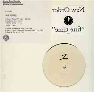 New Order - Fine Time
