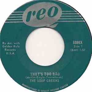 The Soup Greens - That's Too Bad