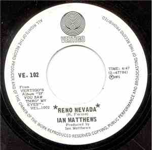 Iain Matthews - Reno Nevada / Desert Inn