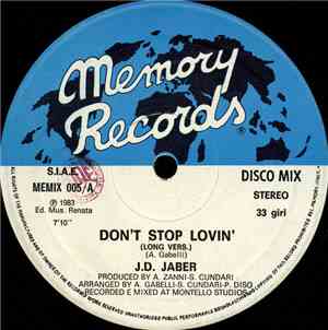 J.D. Jaber - Don't Stop Lovin'