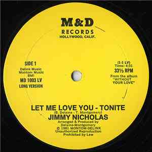 Jimmy Nicholas - Let Me Love You Tonite