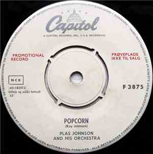 Plas Johnson And His Orchestra - Popcorn / Hoppin' Mad