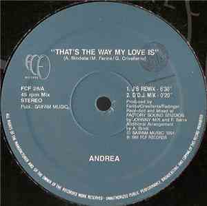 Andrea  - That's The Way My Love Is