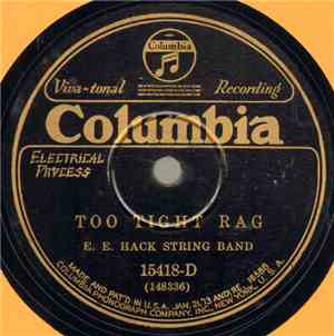 E. E. Hack String Band - Too Tight Rag / West Kentucky Limited