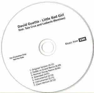 David Guetta Feat. Taio Cruz & Ludacris - Little Bad Girl (Remixes)