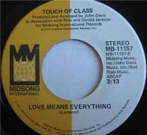 Touch Of Class - Said It Before