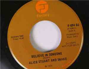 Alice Stuart - Believe In Someone / Golden Rocket