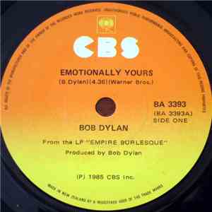 Bob Dylan - Emotionally Yours