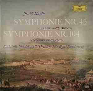 Joseph Haydn / Sächsische Staatskapelle Dresden - Kurt Sanderling - Symphonie Nr. 45 