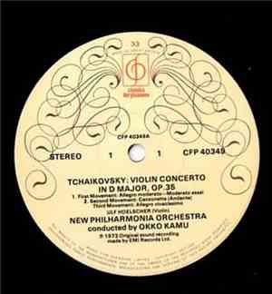 Tchaikovsky, Dvořák, New Philharmonia Orchestra, Amsterdam Philharmonic Orchestra, Okko Kamu, Anton Kersjes, Ulf Hoelscher, Herman Krebbers - Violin Concerto In D Major, Op.35 / Violin Concerto In A Minor, Op.53