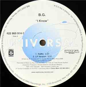 B.G. - I Know