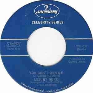Lesley Gore - Judy's Turn To Cry / You Don't Own Me