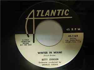 Betty Johnson - Winter In Miami / The Little Blue Man