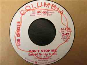 Lou Christie - Don't Stop Me (Jump Off The Edge Of Love) / Back To The Days Of The Romans