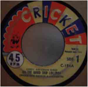 The Cricketone Chorus & Orchestra - On The Good Ship Lollipop / Fiddle Dee Dee