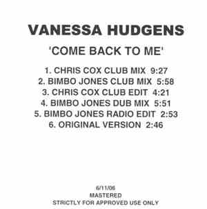 Vanessa Hudgens - Come Back To Me