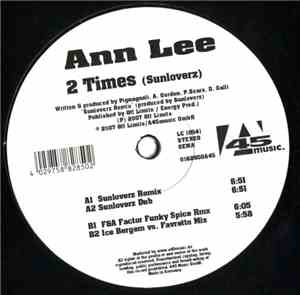 Ann Lee - 2 Times (Sunloverz)