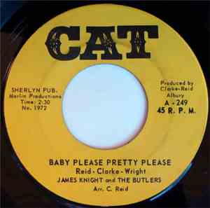 James Knight And The Butlers - Baby Please Pretty Please / Space Guitar