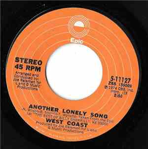West Coast  - Counter Melody  / Another Lonely Song