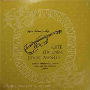 Igor Stravinsky, Roman Totenberg, Soulima Stravinsky - Suite Italienne, Divertimento