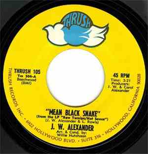 J. W. Alexander - Mean Black Snake / Little Red Rooster
