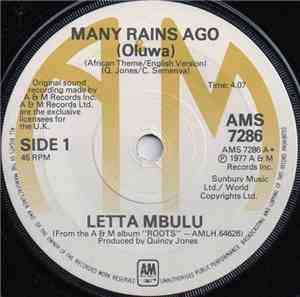 Letta Mbulu - Many Rains Ago (Oluwa)