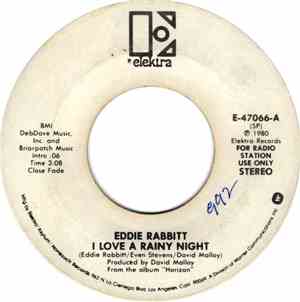 Eddie Rabbitt - I Love A Rainy Night